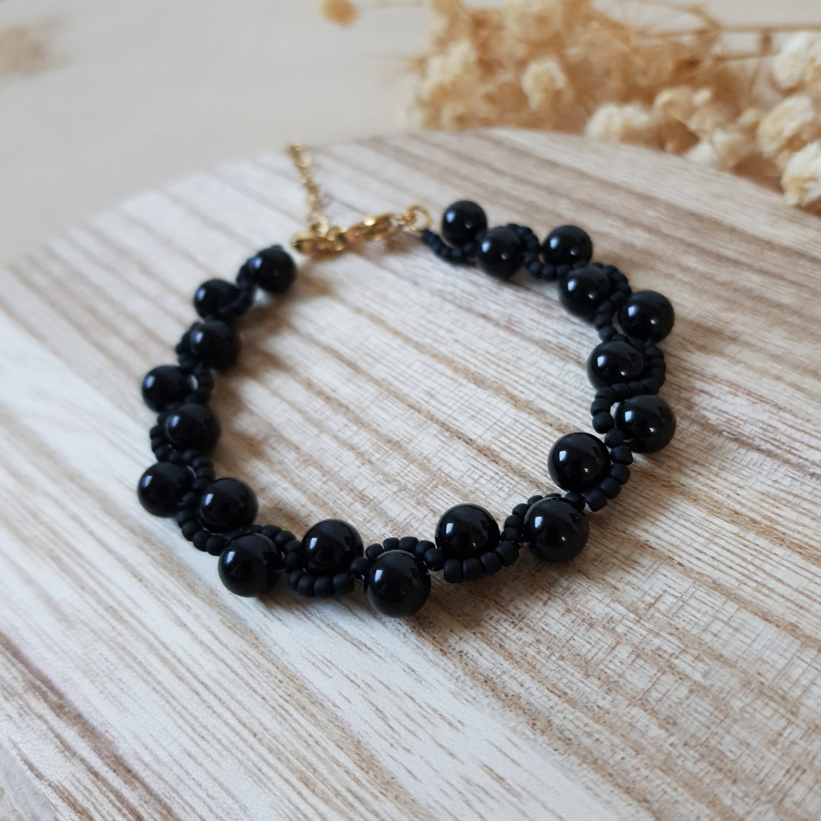 Black moon bracelet