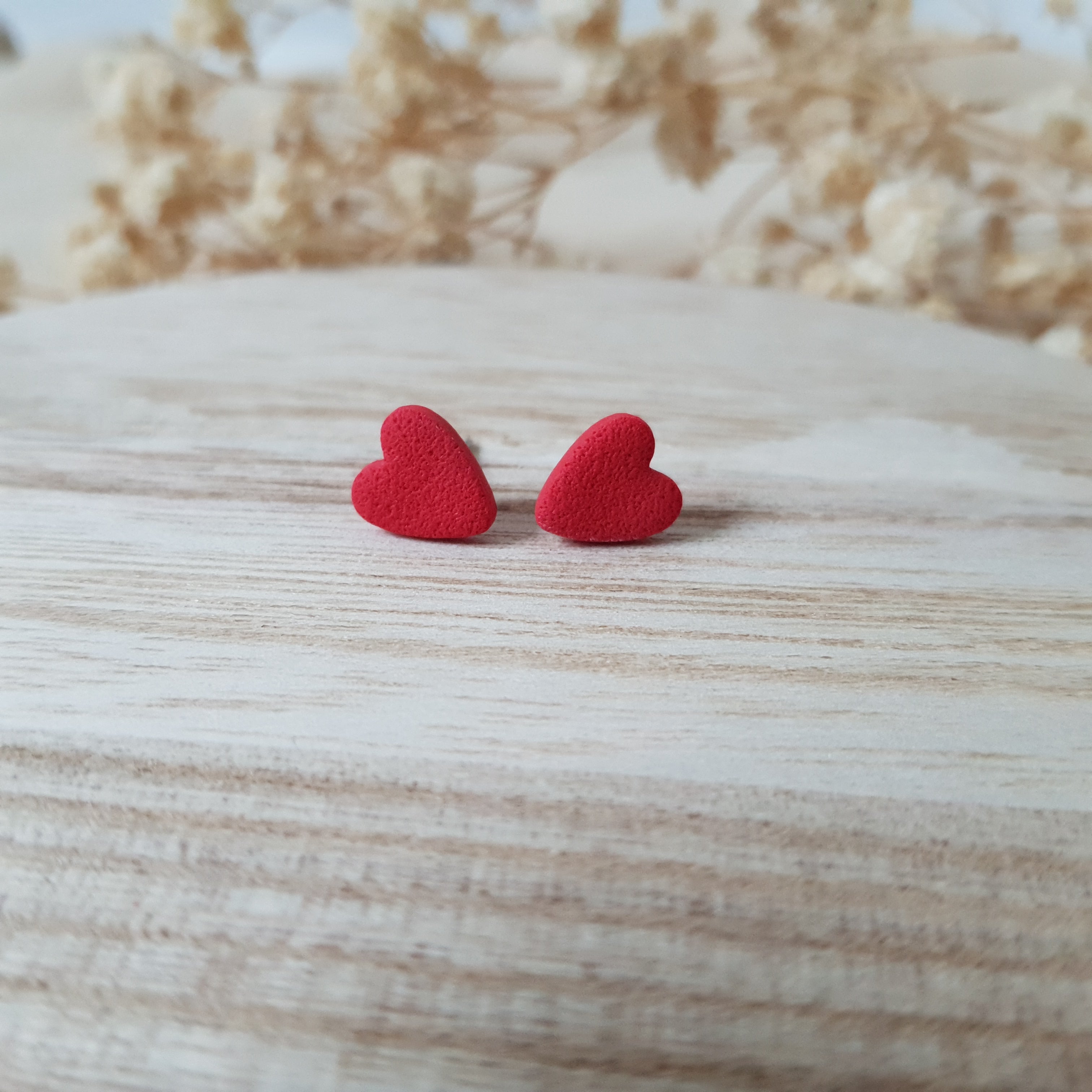 Small red hearts